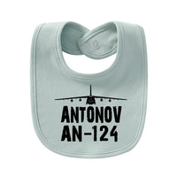 Thumbnail for Antonov AN-124 & Plane Designed Baby Saliva & Feeding Towels