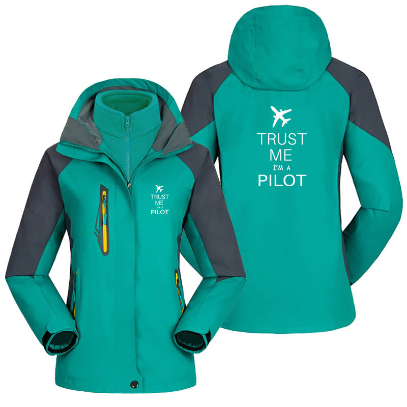 Trust Me I'm a Pilot 2 Designed Thick "WOMEN" Skiing Jackets