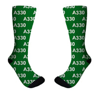 Thumbnail for A330 Flat Text Designed Socks