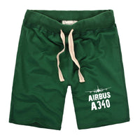 Thumbnail for Airbus A340 & Plane Designed Cotton Shorts