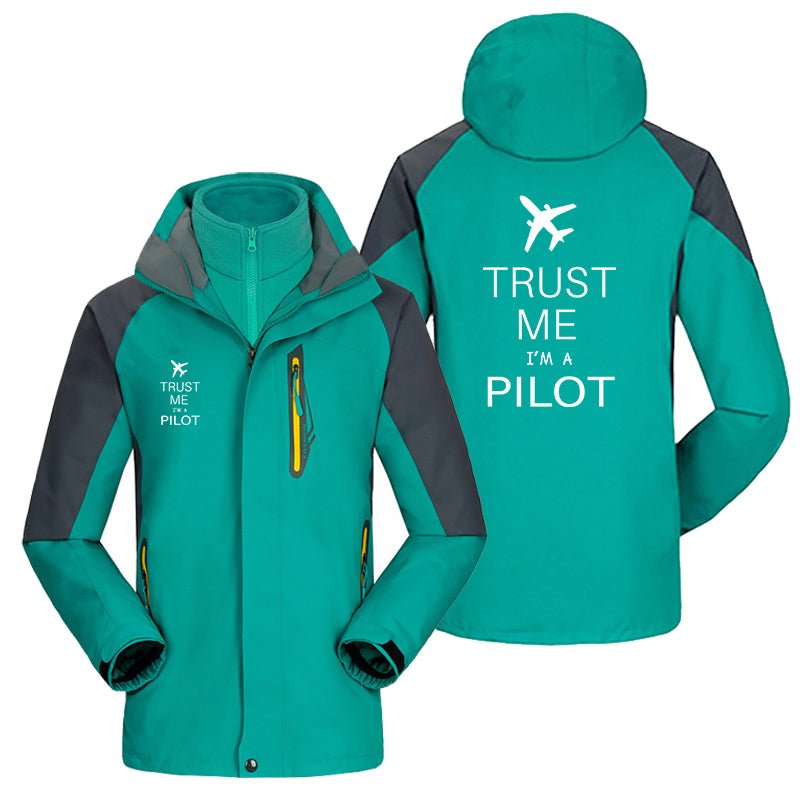 Trust Me I'm a Pilot 2 Designed Thick Skiing Jackets