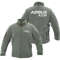 Thumbnail for Airbus A330 & Text Designed Fleece Military Jackets (Customizable)