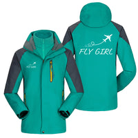 Thumbnail for Just Fly It & Fly Girl Designed Thick Skiing Jackets