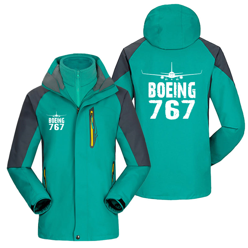 Boeing 767 & Plane Designed Thick Skiing Jackets