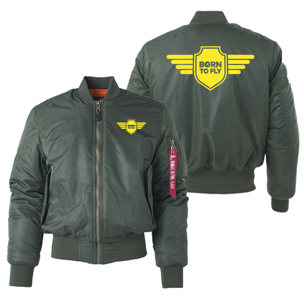 Born To Fly & Badge Designed "Women" Bomber Jackets