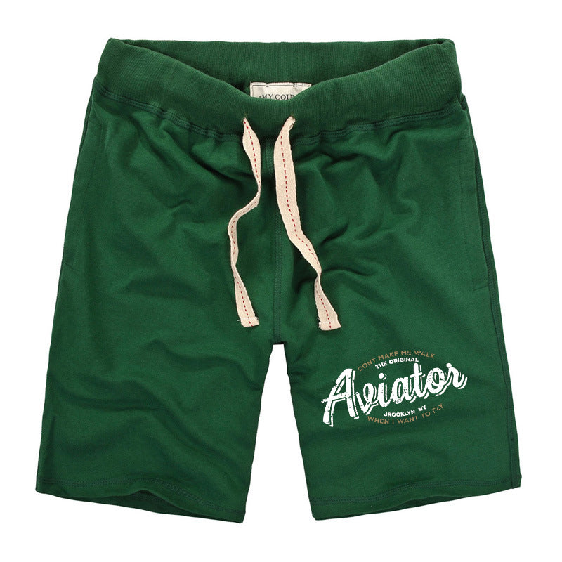 Aviator - Dont Make Me Walk Designed Cotton Shorts