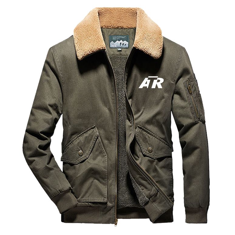 ATR & Text Designed Thick Bomber Jackets