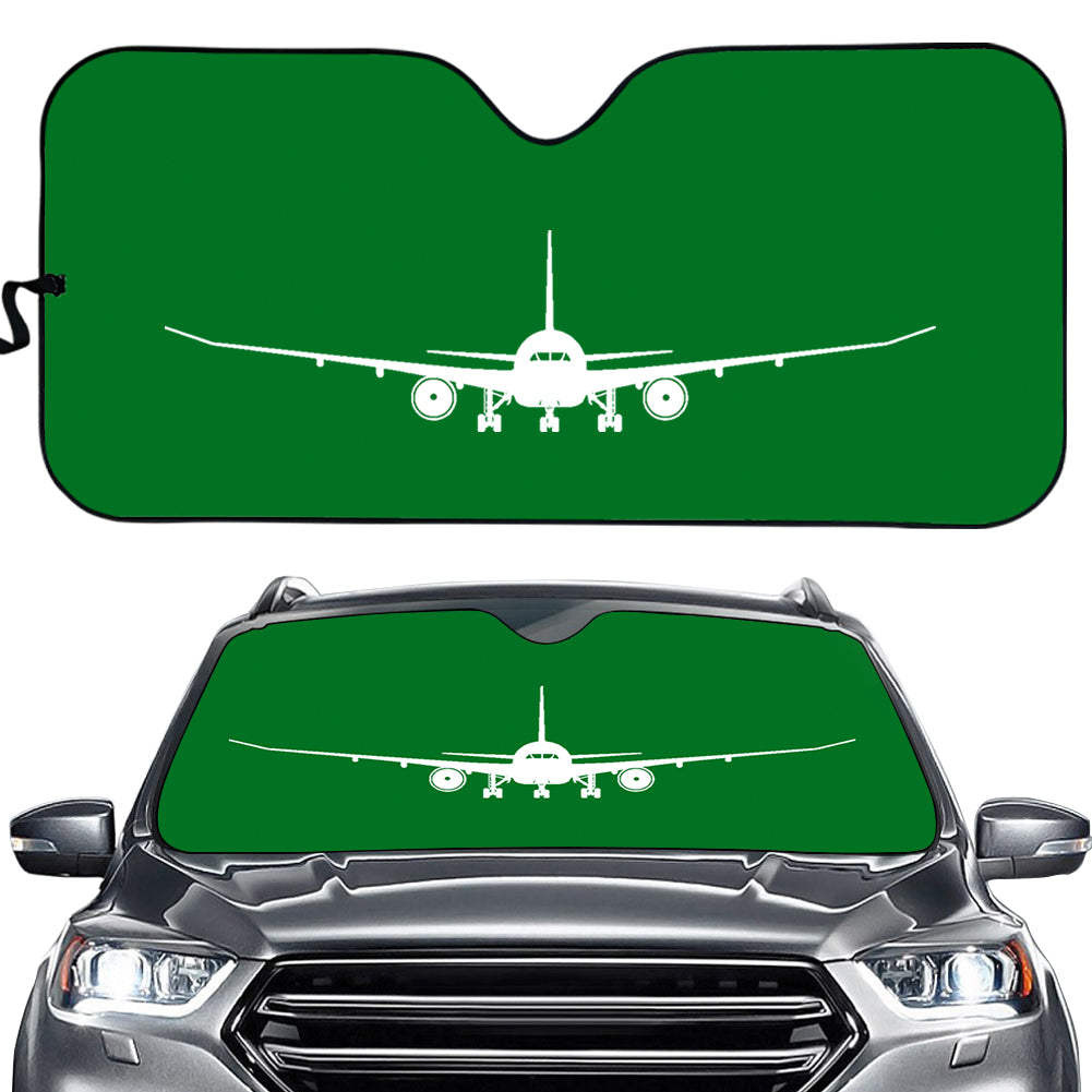 Boeing 787 Silhouette Designed Car Sun Shade