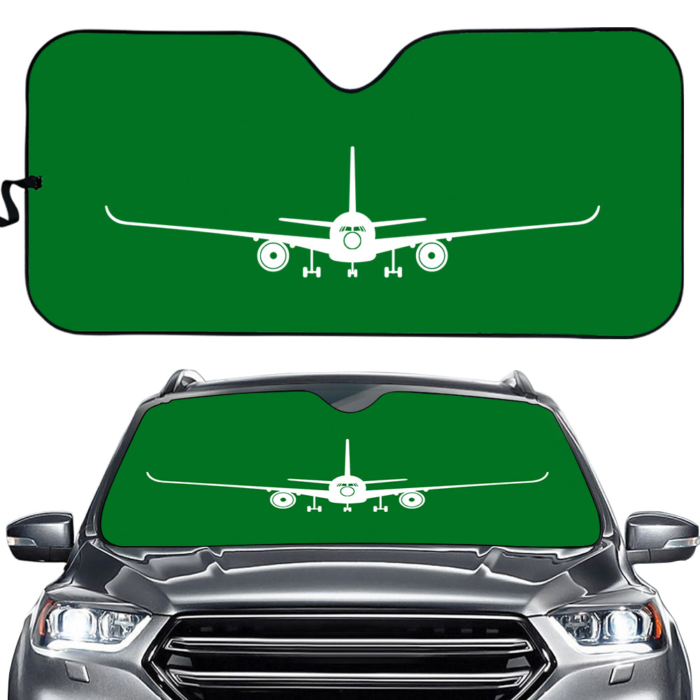 Airbus A350 Silhouette Designed Car Sun Shade