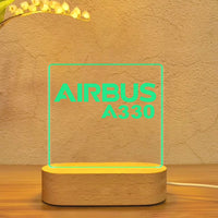 Thumbnail for Airbus A330 & Text Designed Night Lamp