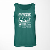 Thumbnail for Airline Pilot Label Designed Tank Tops