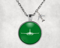 Thumbnail for McDonnell Douglas MD-11 Silhouette Plane Designed Necklaces