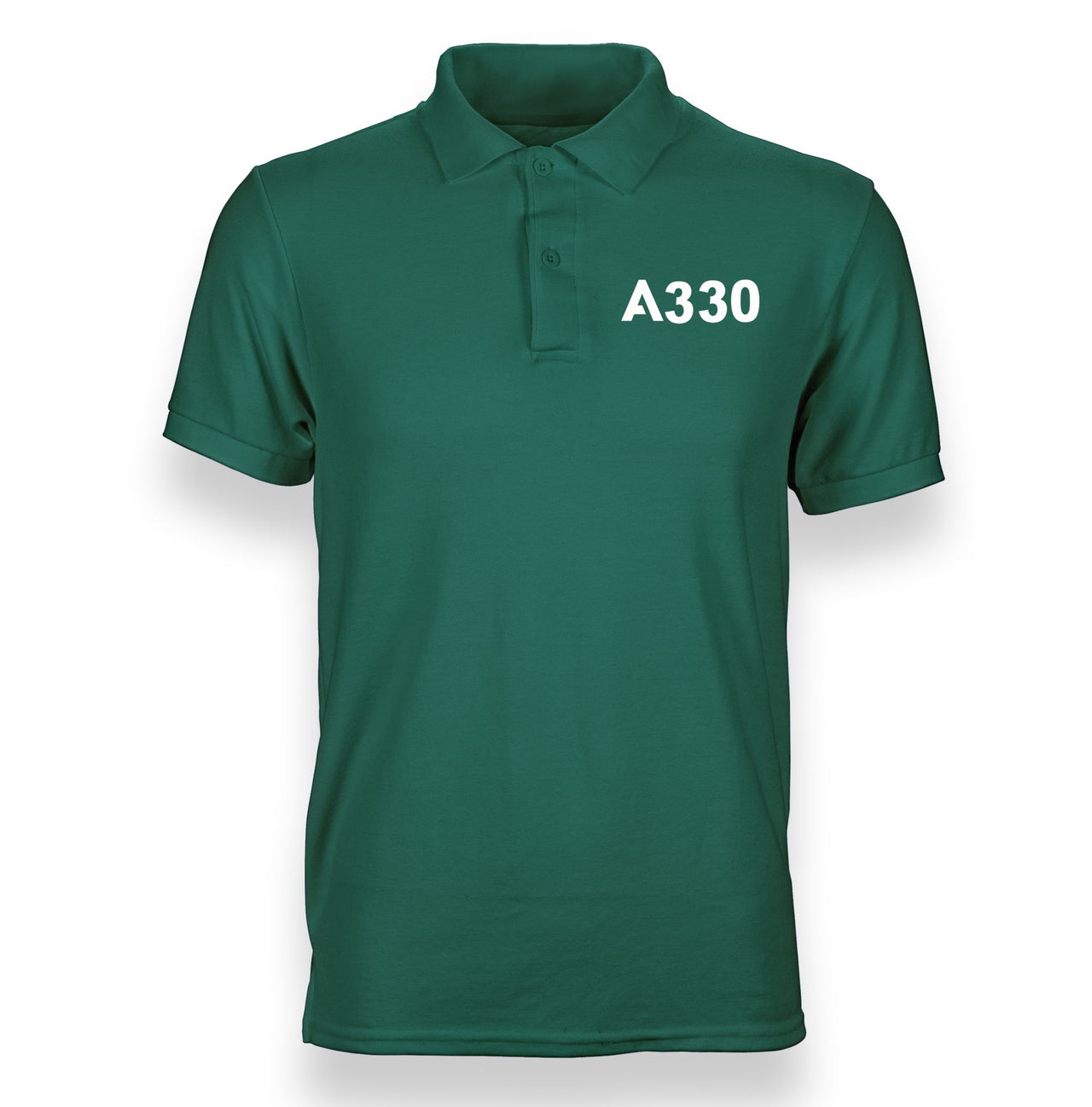 A330 Flat Text Designed "WOMEN" Polo T-Shirts