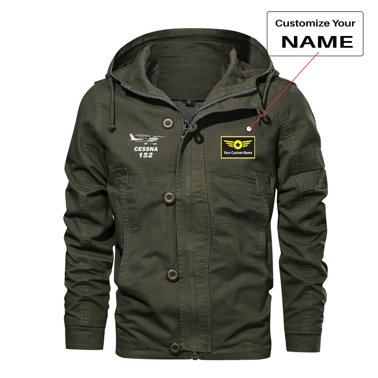 The Cessna 152 Designed Cotton Jackets