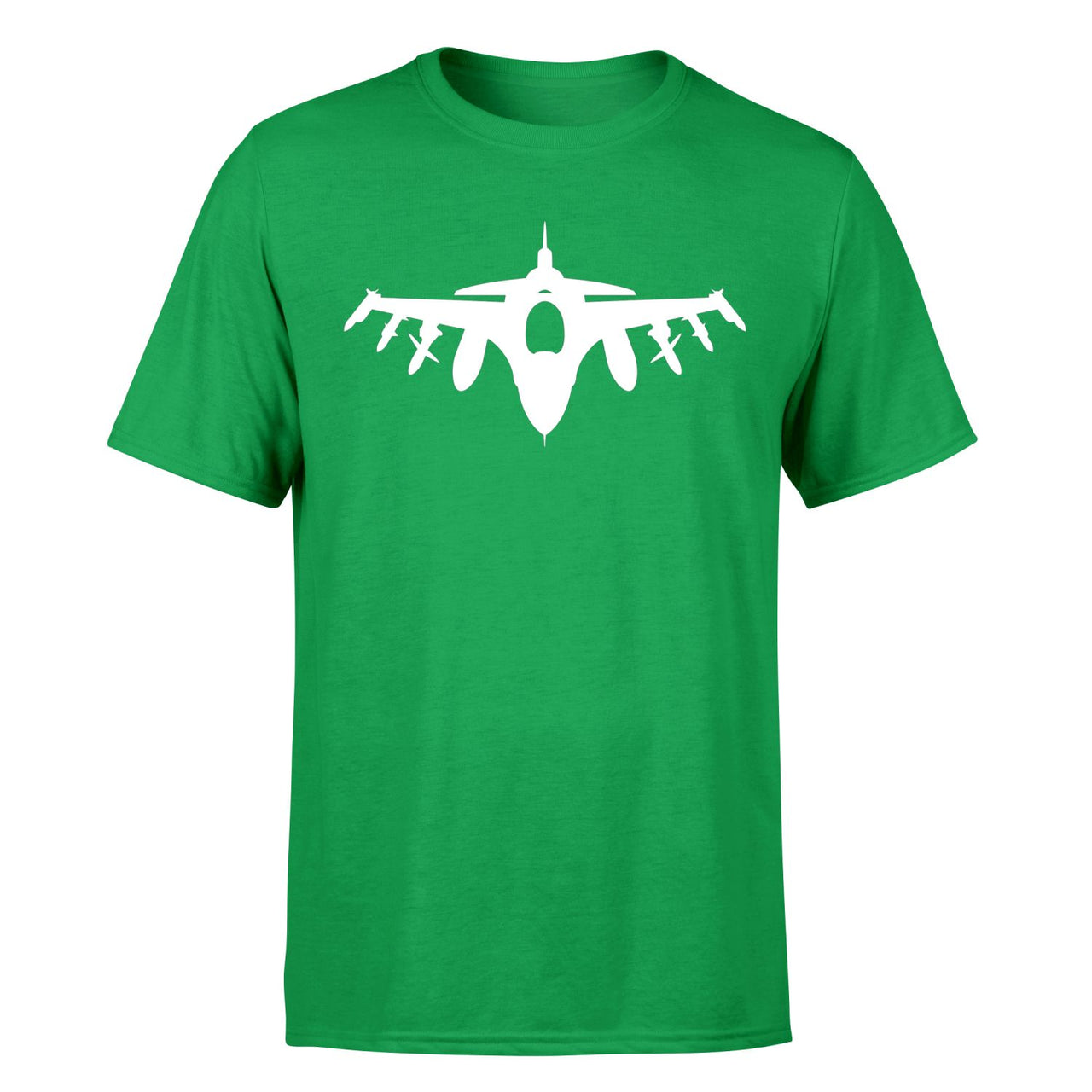 Fighting Falcon F16 Silhouette Designed T-Shirts