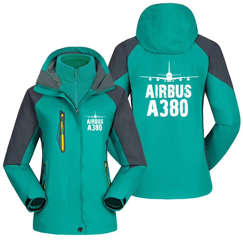 Airbus A380 & Plane Designed Thick "WOMEN" Skiing Jackets