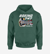 Thumbnail for Boeing 747 & PW4000-94 Engine Designed Hoodies