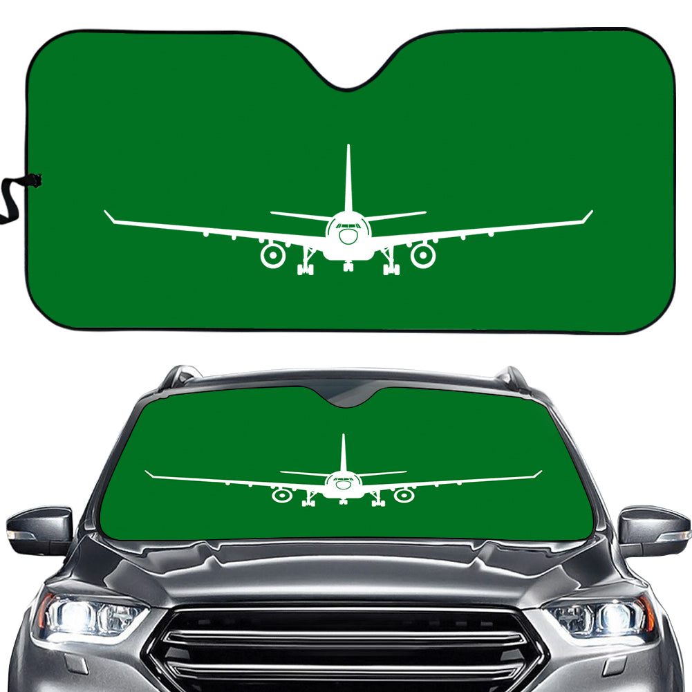 Airbus A330 Silhouette Designed Car Sun Shade