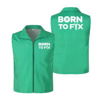 Thumbnail for Born To Fix Airplanes Designed Thin Style Vests