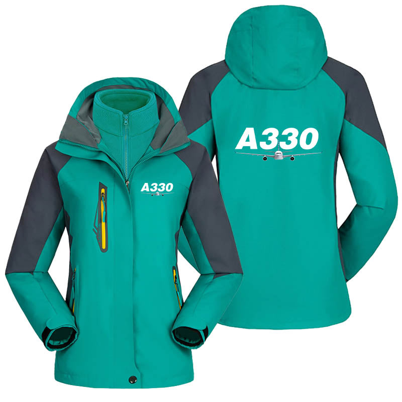 Super Airbus A330 Designed Thick "WOMEN" Skiing Jackets