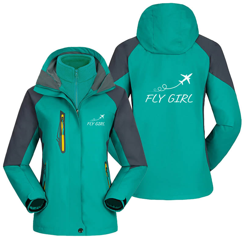 Just Fly It & Fly Girl Designed Thick "WOMEN" Skiing Jackets