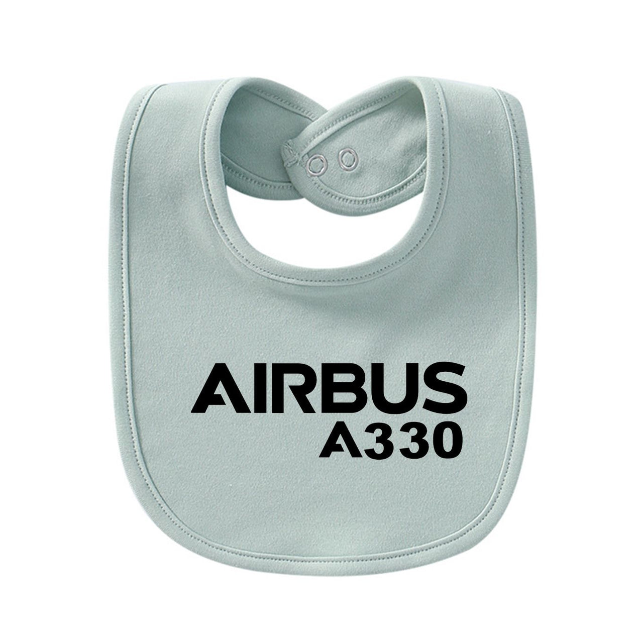 Airbus A330 & Text Designed Baby Saliva & Feeding Towels