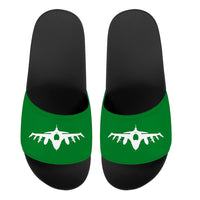 Thumbnail for Fighting Falcon F16 Silhouette Designed Sport Slippers