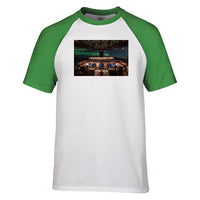 Thumbnail for Boeing 777 Cockpit Designed Raglan T-Shirts