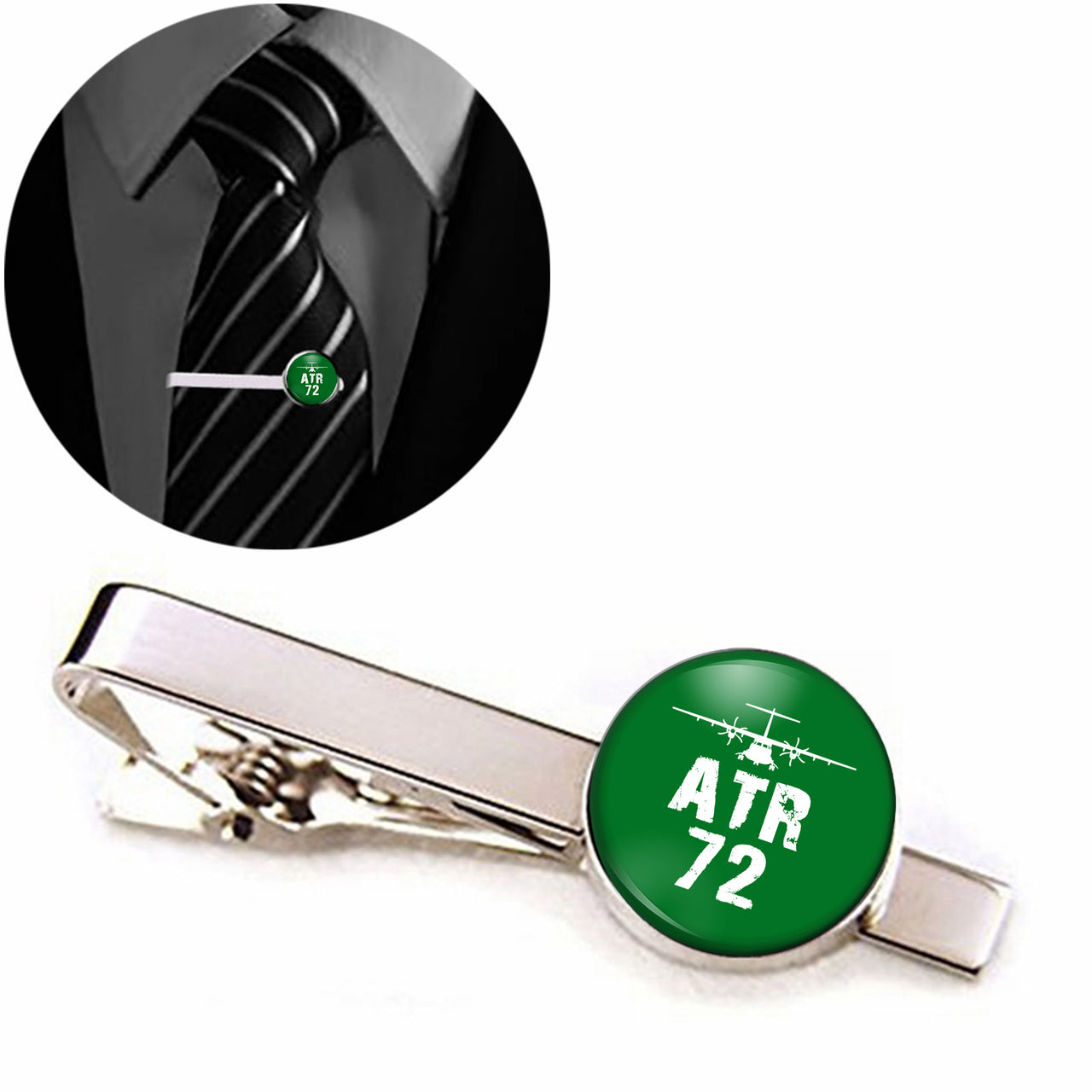 ATR-72 & Plane Designed Tie Clips