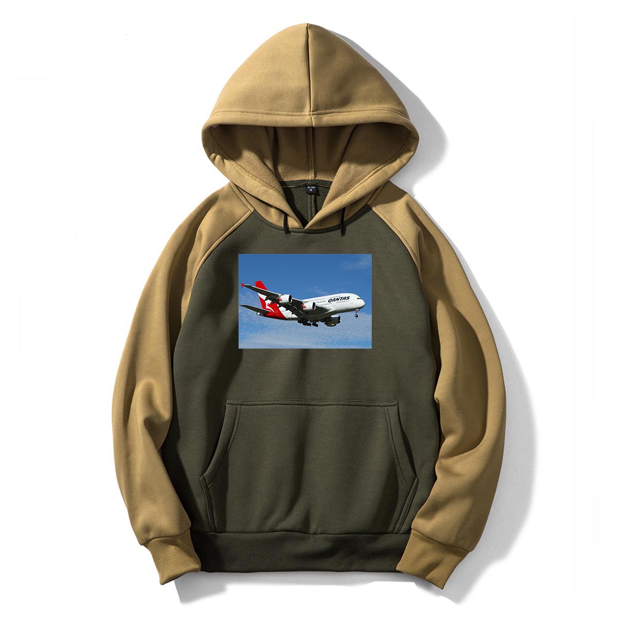 Landing Qantas A380 Designed Colourful Hoodies