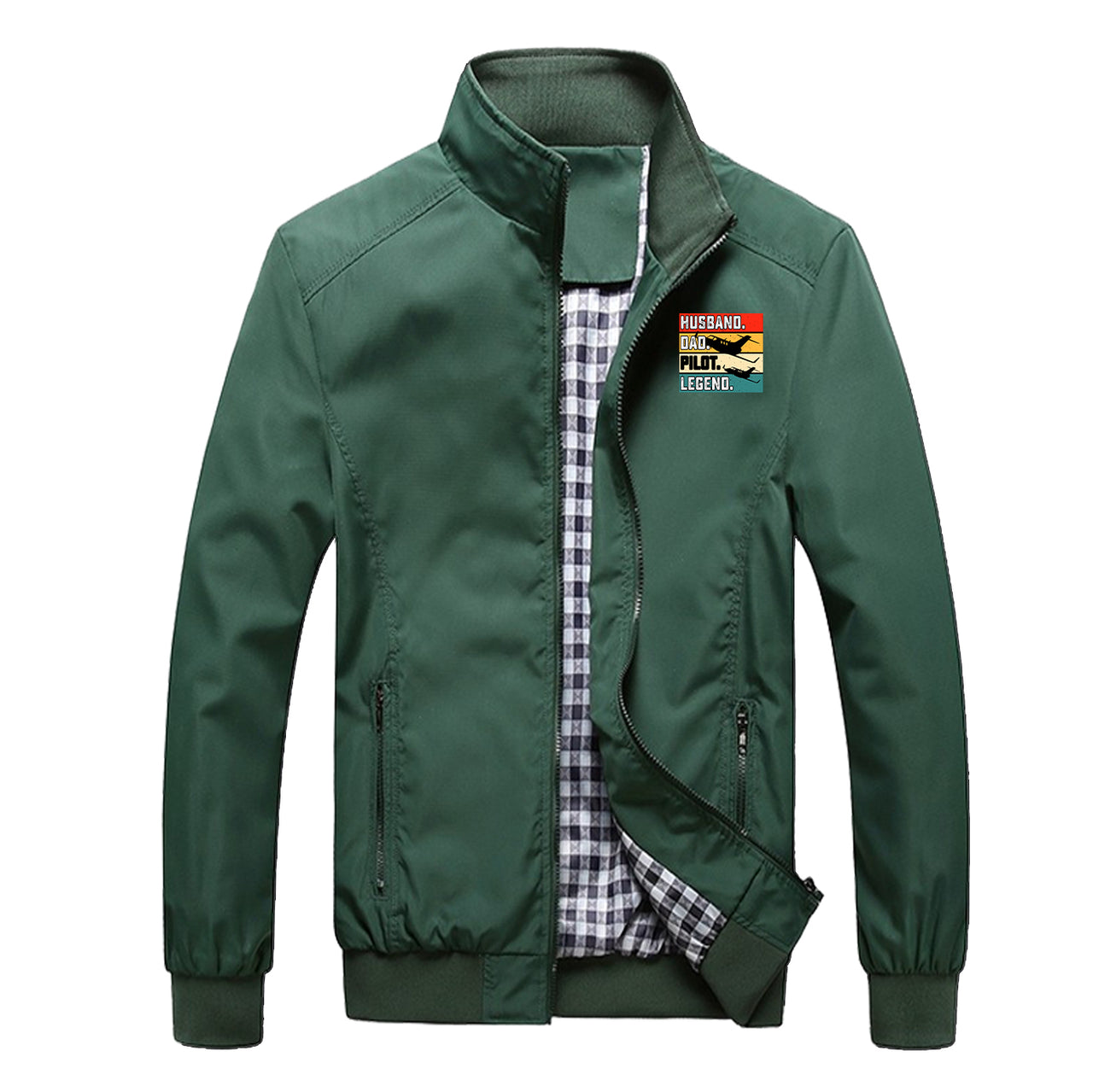 Husband & Dad & Pilot & Legend Designed Stylish Jackets