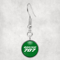 Thumbnail for Boeing 707 & Text Designed Earrings