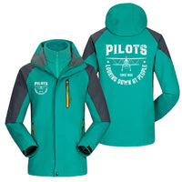 Thumbnail for Pilots Looking Down at People Since 1903 Designed Thick Skiing Jackets