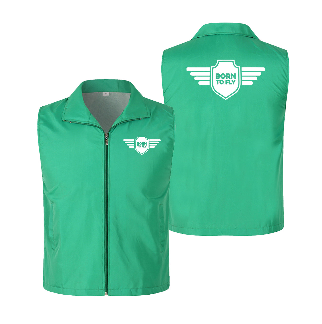 Born To Fly & Badge Designed Thin Style Vests