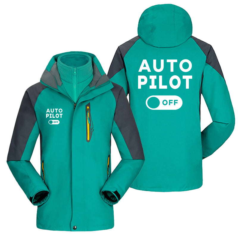 Auto Pilot Off Designed Thick Skiing Jackets