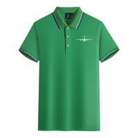 Thumbnail for Ilyushin IL-76 Silhouette Designed Stylish Polo T-Shirts