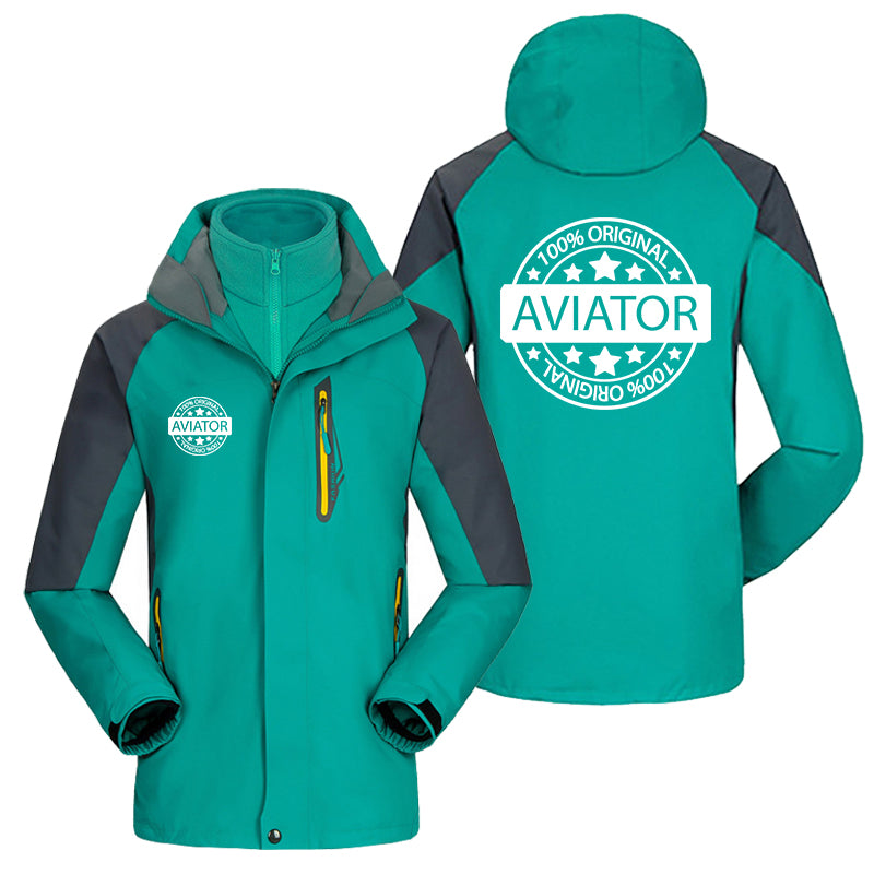 100 Original Aviator Designed Thick Skiing Jackets