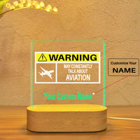 Thumbnail for Warning May Constantly Talk About Aviation Designed Night Lamp