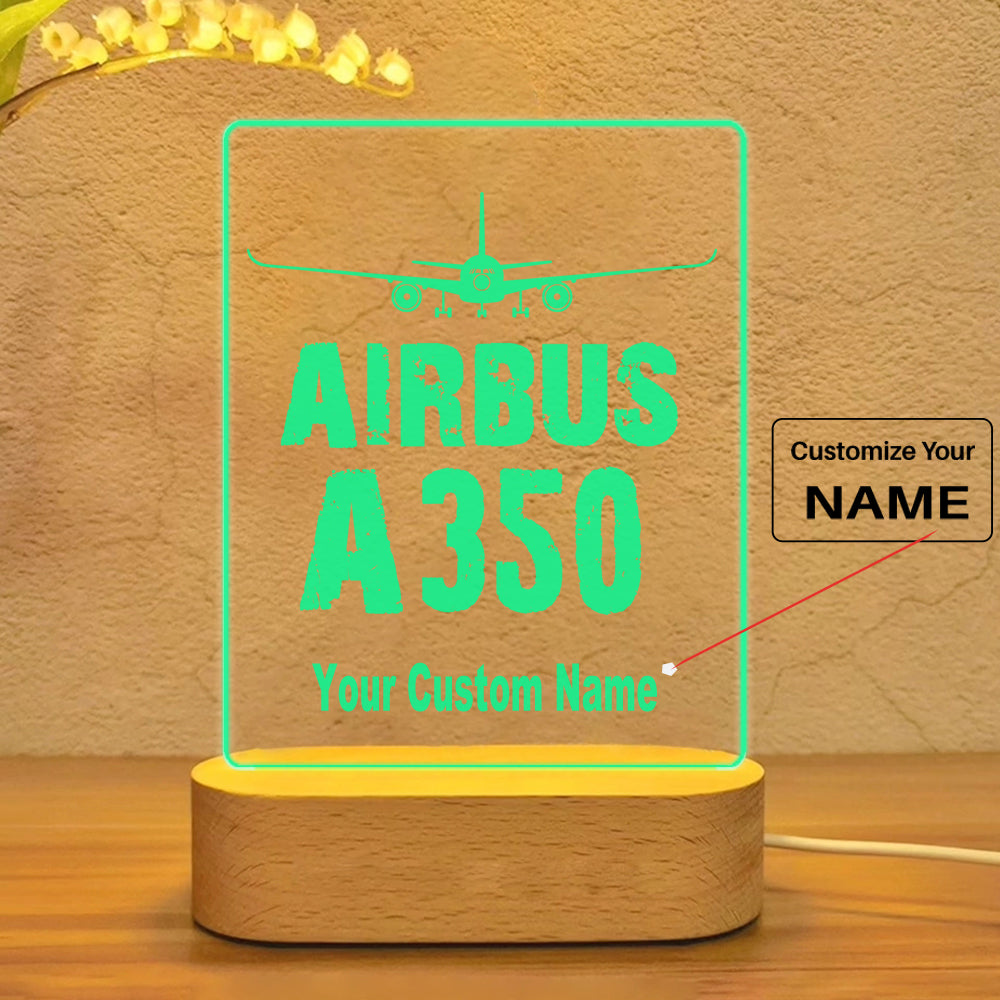 Airbus A350 & Plane Designed Night Lamp