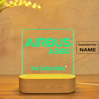 Thumbnail for Airbus A380 & Text Designed Night Lamp