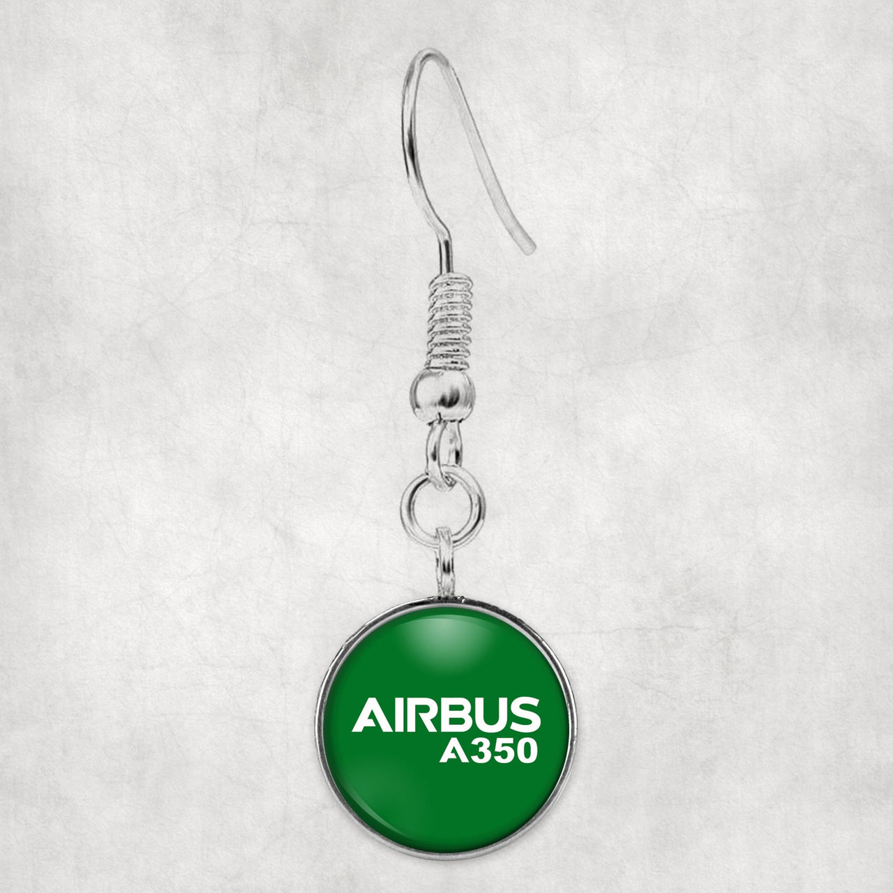 Airbus A350 & Text Designed Earrings