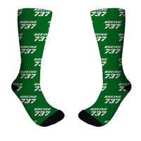 Thumbnail for Boeing 737 & Text Designed Socks