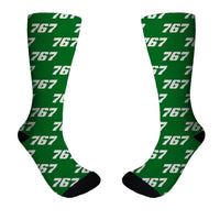 Thumbnail for 767 Flat Text Designed Socks