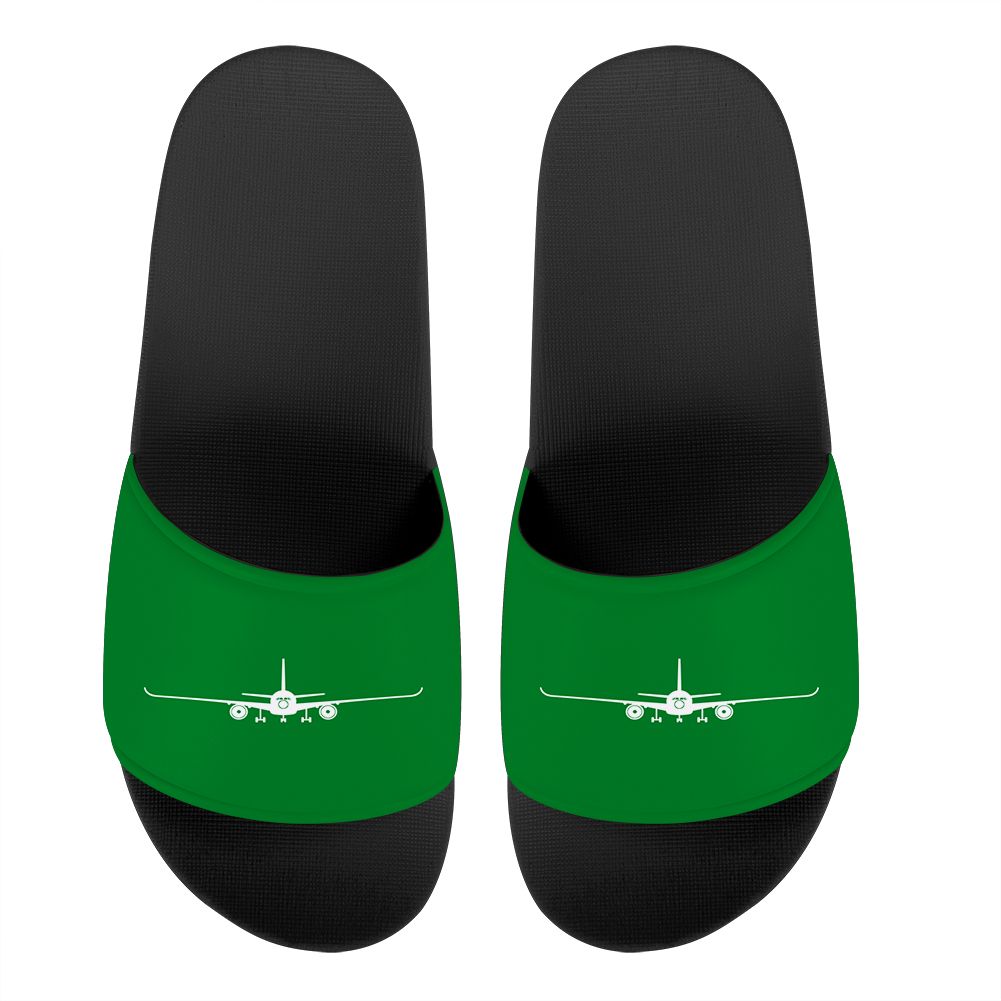 Airbus A350 Silhouette Designed Sport Slippers