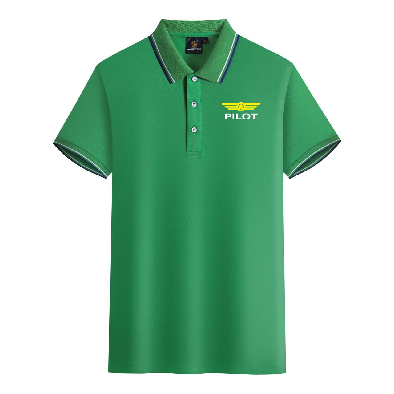 Pilot & Badge Designed Stylish Polo T-Shirts