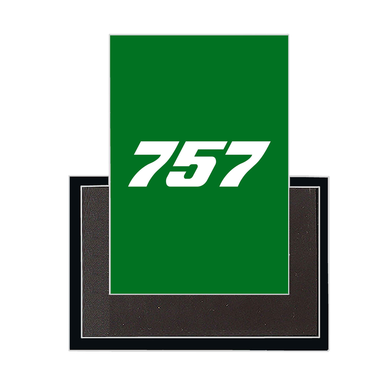 757 Flat Text Designed Magnets