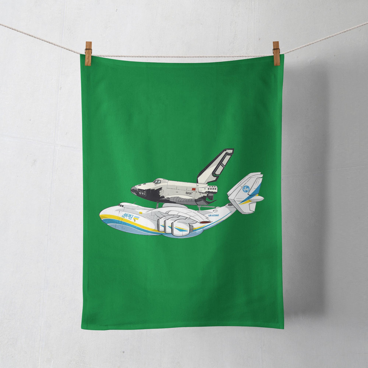 Antonov An-225 & Buran Designed Towels