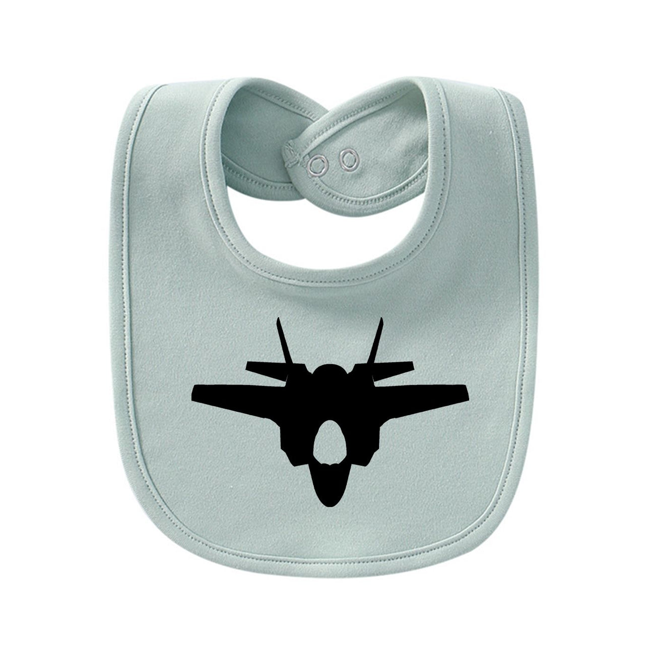 Lockheed Martin F-35 Lightning II Silhouette Designed Baby Saliva & Feeding Towels
