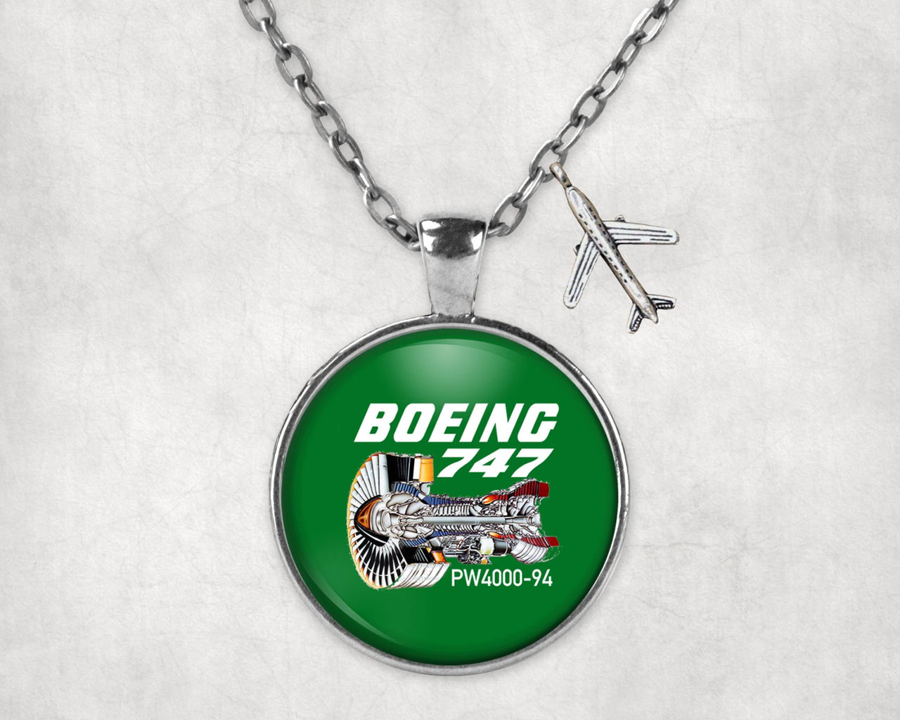 Boeing 747 & PW4000-94 Engine Designed Necklaces