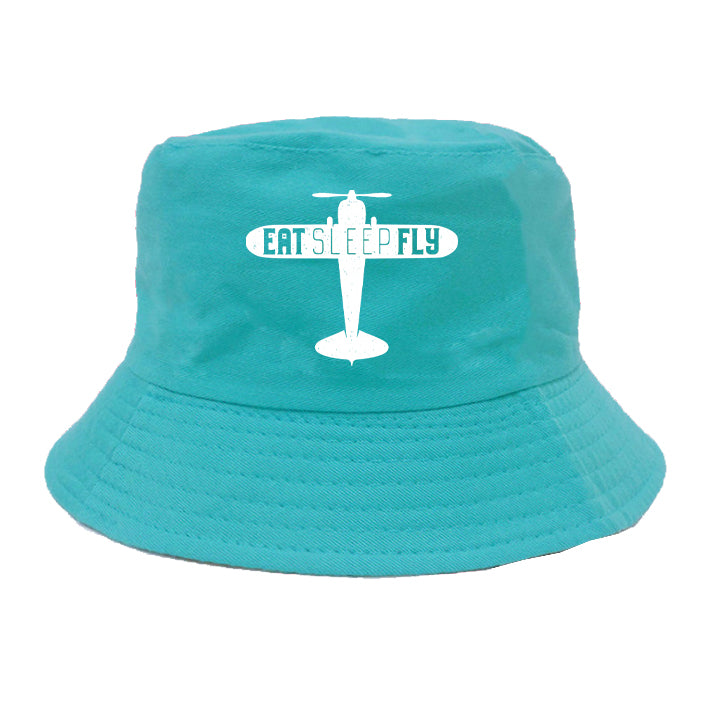 Eat Sleep Fly & Propeller Designed Summer & Stylish Hats